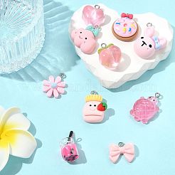 10шт. 10 набора подвесок из смолы&nbsp;RESI-FS0002-23