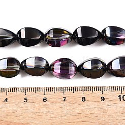 Стеклянные бусины с гальваническим покрытием &nbsp;EGLA-T028-01P