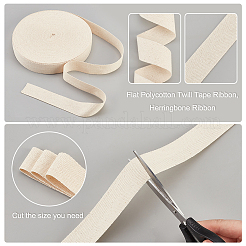 Плоская поликоттоновая лента из саржевой ленты&nbsp;OCOR-WH0066-92I-01