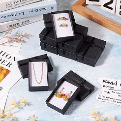 Картонные бумажные коробки для хранения колец и сережек&nbsp;CON-TAC0001-07