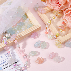 60 шт. Прозрачные акриловые бусины&nbsp;OACR-SC0002-10