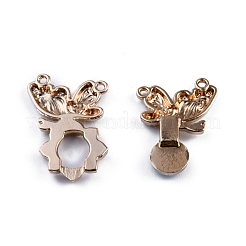 Сплав застежками защелкой&nbsp;FIND-WH0048-67D