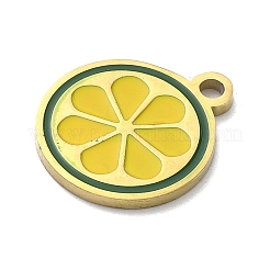 Подвески с фруктовой эмалью из нержавеющей стали 304&nbsp;STAS-G362-04G-03