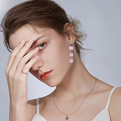 16 шт. 4 стиля латунных сережек-гвоздиков&nbsp;KK-AR0003-71