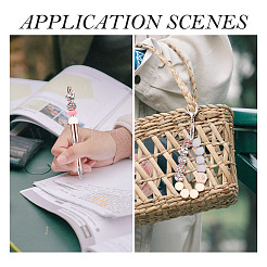 50шт 5 цвета силиконовые фокусные бусины&nbsp;SIL-TA0002-39