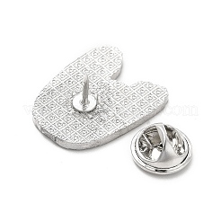 Эмалированная булавка с латунными защелками-бабочками&nbsp;JEWB-A006-02J