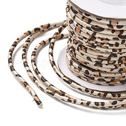 Круглые шнуры из искусственной кожи с леопардовым принтом&nbsp;LC-S020-01D