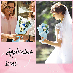 1 набор букетов из искусственных цветов из полиэстера&nbsp;AJEW-SC0031-25C