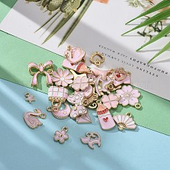 Подвески из сплава эмали 60шт 30 стиля&nbsp;ENAM-LS0001-06LG