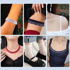 5 ярд эластичной бархатной органзовой ленты&nbsp;SRIB-TA0001-28A