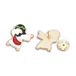 Эмалированная булавка в форме человека&nbsp;JEWB-N007-205