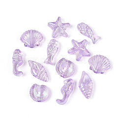 Прозрачные акриловые бусины с океанской тематикой&nbsp;TACR-T028-69B