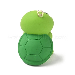 Подвески черепахового цвета из непрозрачной смолы&nbsp;RESI-Z035-01P-02