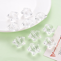 Прозрачные акриловые бусины&nbsp;X-TACR-ZX018-02