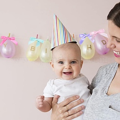 80 шт. 4-х цветные полиэстеровые упаковочные ленты-банты&nbsp;AJEW-GF0003-17