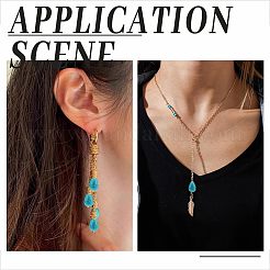 162шт 9 цвета синтетические бирюзовые бусины&nbsp;G-AR0006-19A