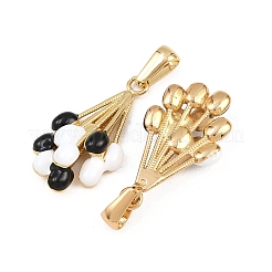 Подвески из нержавеющей стали 304 с эмалью&nbsp;STAS-P438-05G