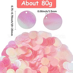 80 г переливающиеся подвески из ПВХ с пайетками/блестками&nbsp;KY-SC0002-49B