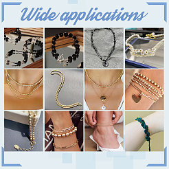 500 шт. латунные бусины с покрытием стойки&nbsp;KK-PH0005-31B