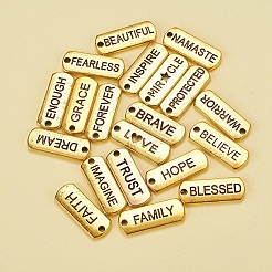 Тибетском стиле сплава прямоугольник подвески&nbsp;TIBEP-YW0001-24C-AG-RS