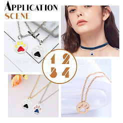 18 шт. 3-х цветные эмалевые подвески из нержавеющей стали 304&nbsp;STAS-UN0027-21