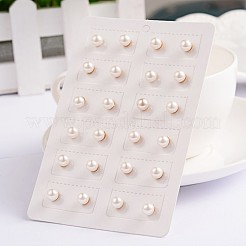 Серьга-гвоздик из акрила с шариком из нержавеющей стали 304&nbsp;EJEW-P076-06-A