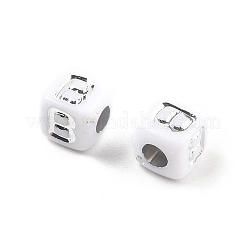 Непрозрачные акриловые бусины&nbsp;OACR-D282-06B