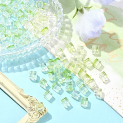 100 шт. прозрачные стеклянные бусины для выпечки&nbsp;DGLA-YW0001-35E