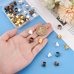 60 шт. 3-х цветная латунная фурнитура для ушей&nbsp;KK-PH0014-09