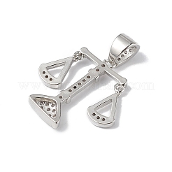 Стойки обшивки латунь микро проложить Циркон подвеску&nbsp;X-KK-F848-04P