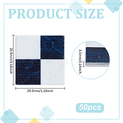 Квадратный с узором тартан мини-самшитовый пол&nbsp;AJEW-WH0248-809