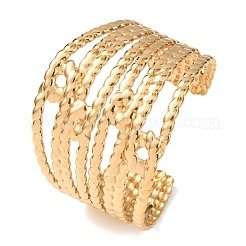 Браслеты-манжеты из нержавеющей стали 304&nbsp;BJEW-P382-01B-G