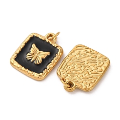 Подвески из нержавеющей стали 304 с эмалью&nbsp;STAS-U061-37G-A02