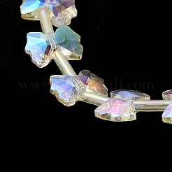 Гальванические стеклянные бусины&nbsp;EGLA-F163-01-FR01