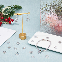 36 шт. 6 стильных подвески из сплава со стразами&nbsp;ALRI-FH0001-18