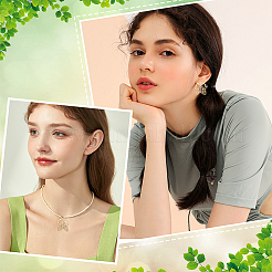 12 шт. подвески из нержавеющей стали 201 двух цветов&nbsp;STAS-DC0012-21