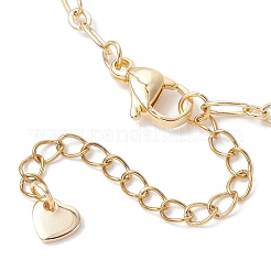 Изготовление браслета-цепочки Фигаро из латуни толщиной 3 мм&nbsp;AJEW-JB01417