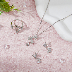 Комплекты ювелирных изделий из латуни&nbsp;SJEW-FI0001-20