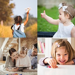 Наборы аксессуаров для украшения волос своими руками&nbsp;DIY-WH0195-60