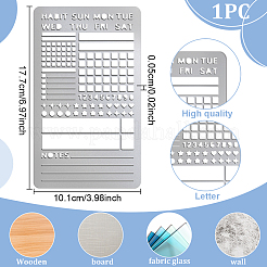 Трафареты для резки металла в стиле ретро из нержавеющей стали&nbsp;DIY-WH0242-392