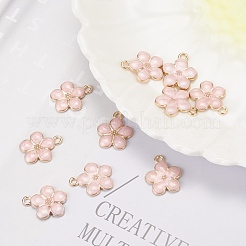 Подвески из эмалевого сплава с покрытием из легкого золота&nbsp;X-ENAM-R136-17A