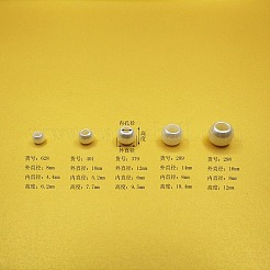 Абс пластмасса имитация жемчужина европейские бисер&nbsp;SACR-WH0013-02D