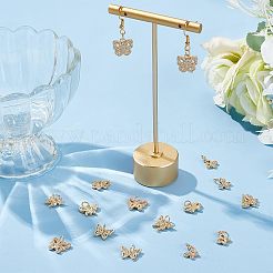 16 шт. 8 стильных подвески из сплава со стразами&nbsp;ALRI-AR0001-06