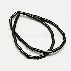 Синтетических нитей бирюзовые бусы&nbsp;TURQ-G120-4x13mm-04