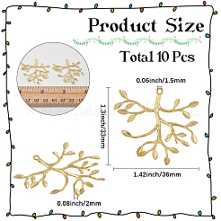 10шт латунные подвески&nbsp;KK-SC0006-69