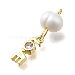 Латунные микро проложить кубического циркония подвески&nbsp;KK-B132-04G