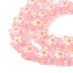 Прозрачные стеклянные бусины&nbsp;LAMP-F029-03B