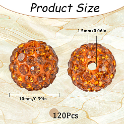 120 шт. Проложить бусины для дискотечного шара&nbsp;RB-SC0001-13B