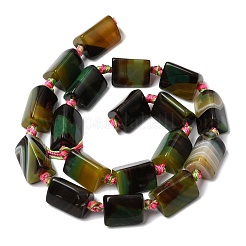 Натуральные полосатые агатовые бусы&nbsp;G-H342-C01-01