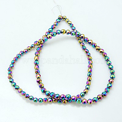 Немагнитные синтетический гематит бисер пряди&nbsp;G-E001-10